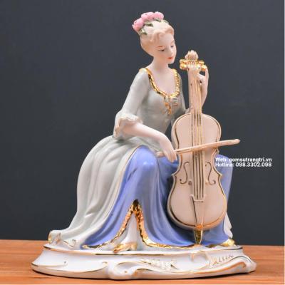 TƯỢNG SỨ CÔ GÁI CHÂU ÂU